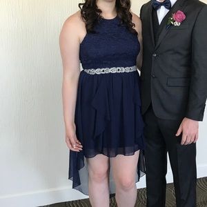 Beautiful Navy Bridesmaid Dress